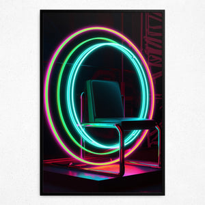 Luminescent Serenity (Framed Poster)