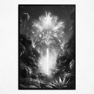 Radiant Arboreal Symphony (Framed Poster)