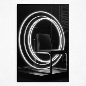 Luminescent Serenity (Framed Poster)