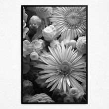 Load image into Gallery viewer, Luminous Petals - Neon Glow (Framed Poster)
